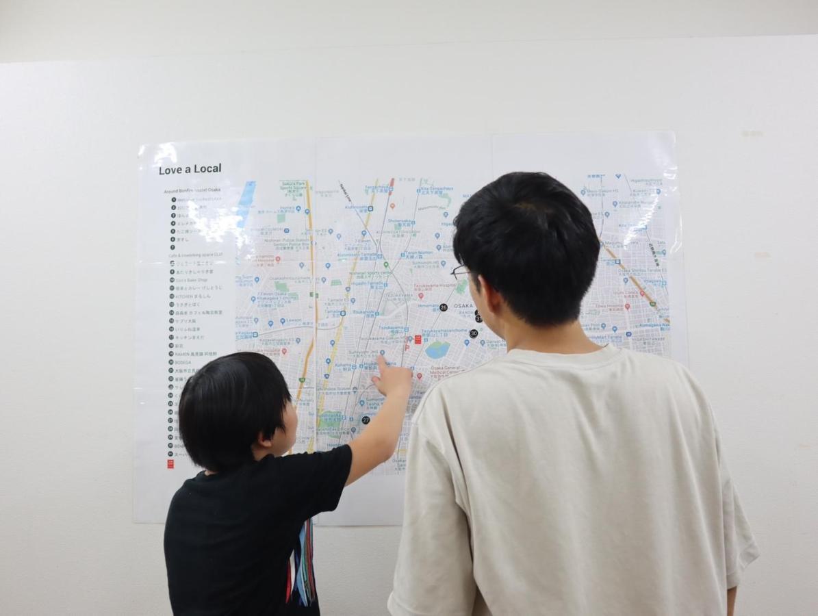 Bonfire Hostel Osaka Bagian luar foto